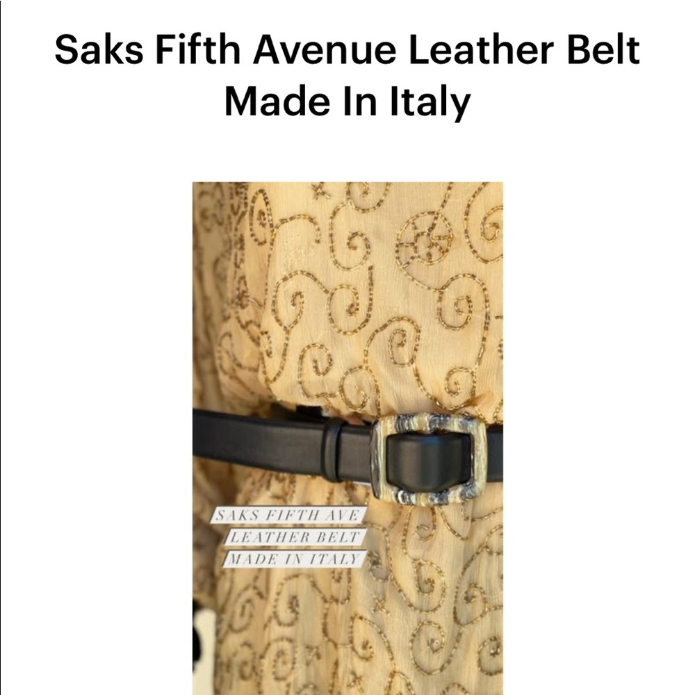 Vintage leather belt sales fifth Avenue
